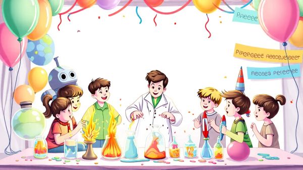 10 idées d'animations scientifiques pour un anniversaire inoubliable